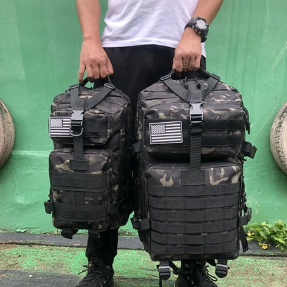 25L/50L 1000D Nylon Waterproof Tactical Outdoor Backpack by HitMyNeed