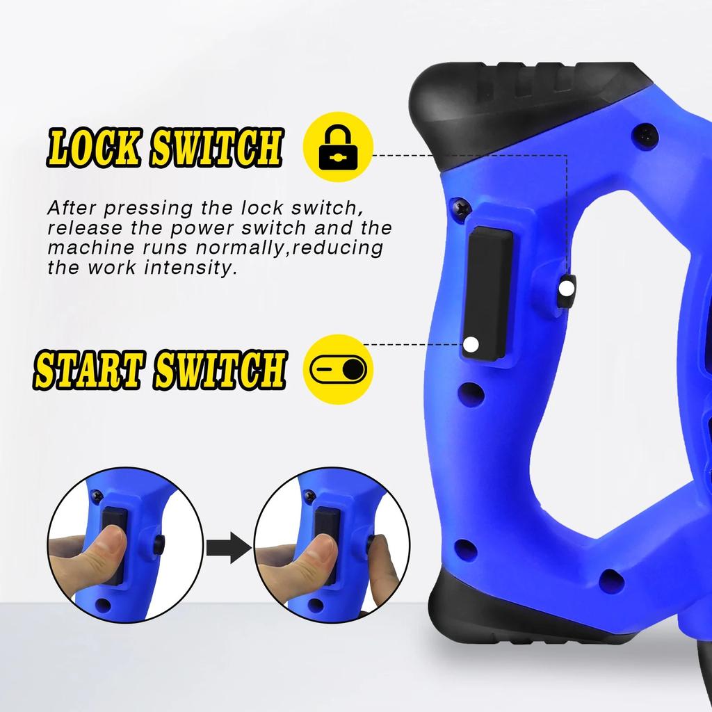 2600W Electric Concrete & Plaster Paddle Mixer, 6-Speed by HitMyNeed