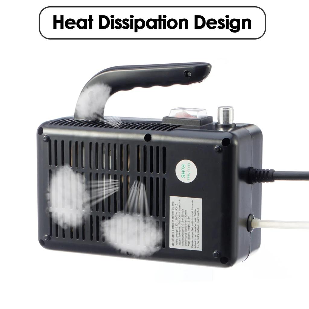 2600W High Temperature Steam Cleaner for Home & Auto by HitMyNeed
