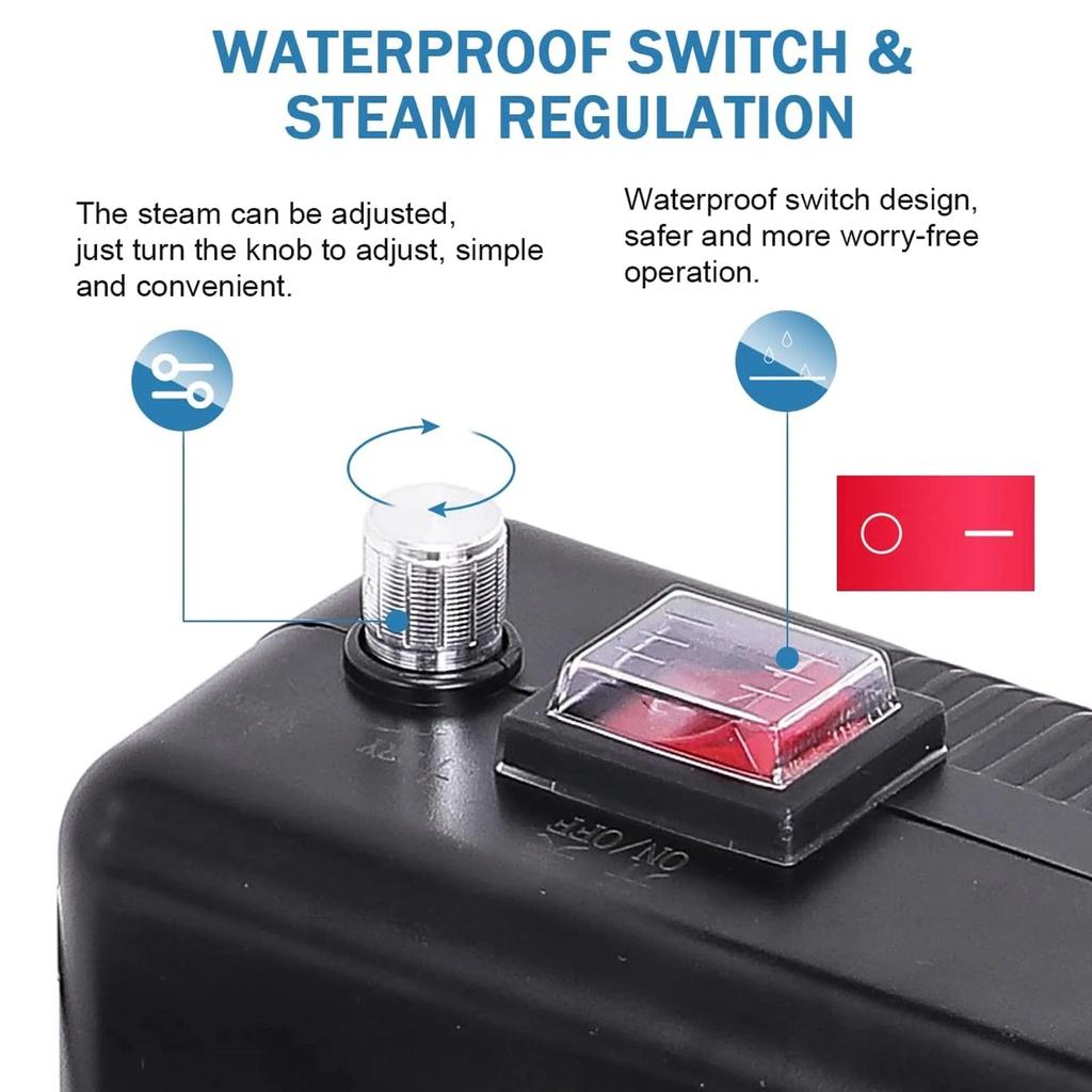 2600W High Temperature Steam Cleaner for Home & Auto by HitMyNeed