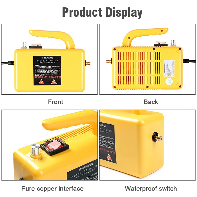 2600W High Temperature Steam Cleaner for Home & Auto by HitMyNeed