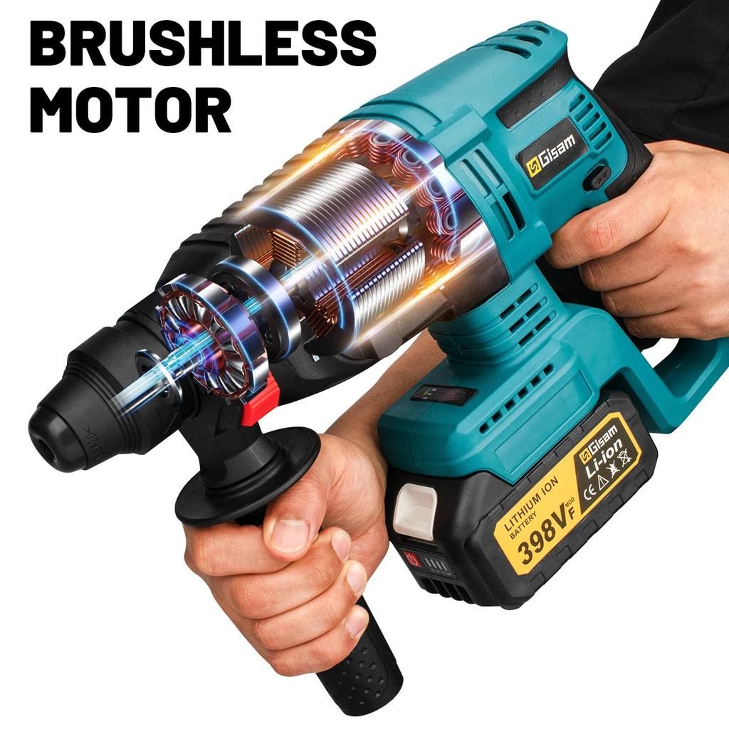 26mm Brushless Cordless Rotary Hammer for Makita 18V by HitMyNeed