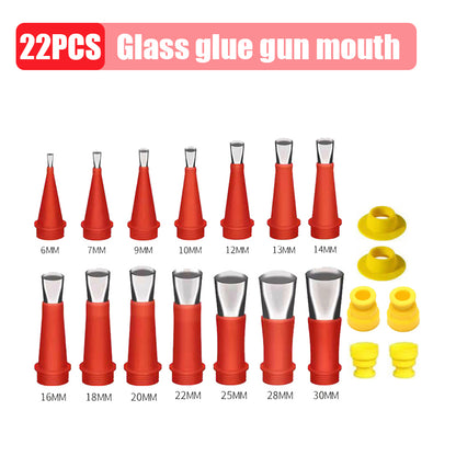 27pcs Stainless Steel Caulk Nozzle & Finishing Set by HitMyNeed