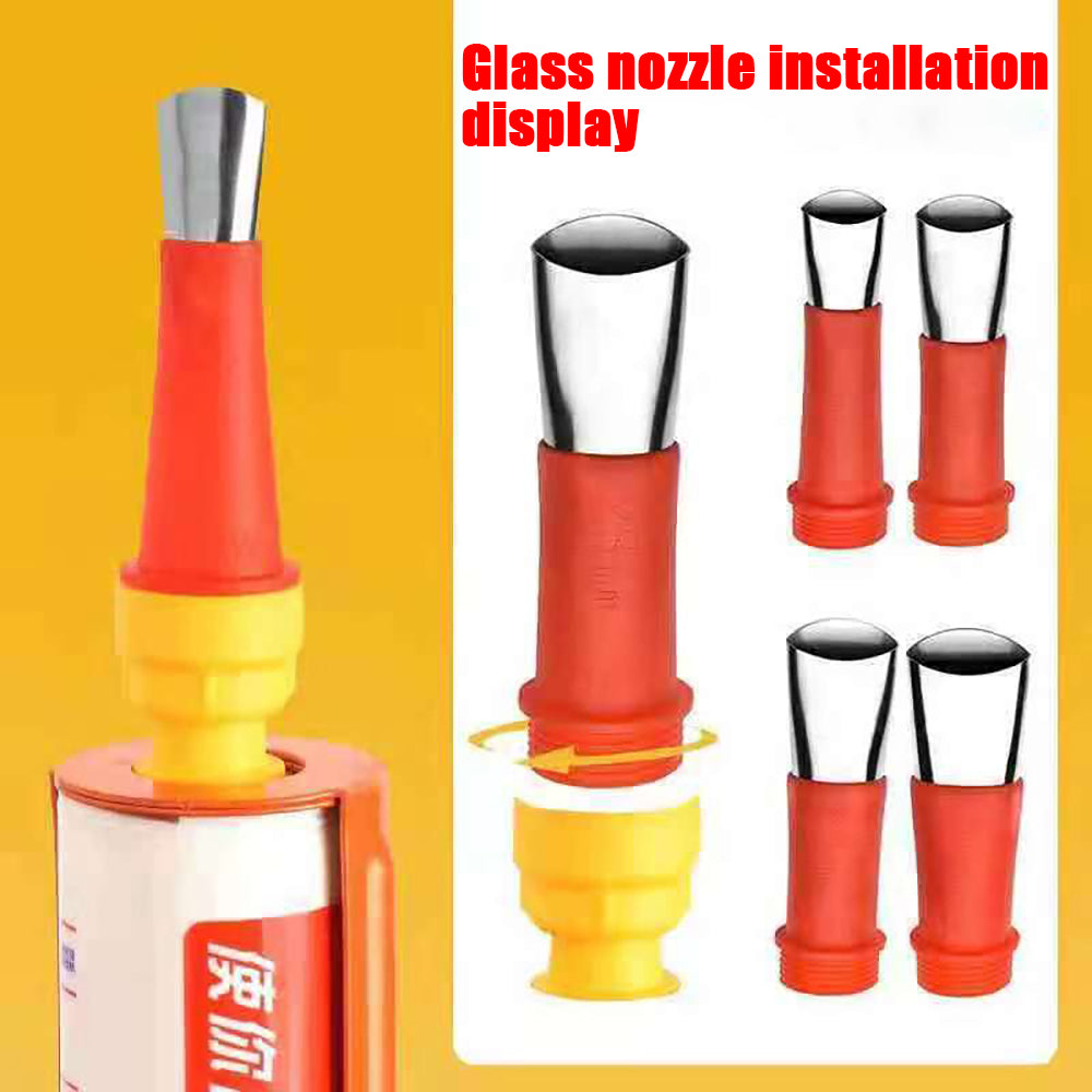 27pcs Stainless Steel Caulk Nozzle & Finishing Set by HitMyNeed