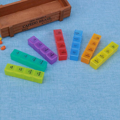 28-Compartment Weekly Pill Case with Travel Bag by HitMyNeed