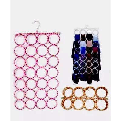 28-Hole Metal Scarf Holder and Closet Hanger by HitMyNeed