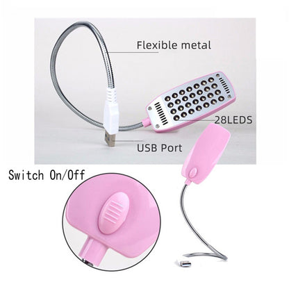 28 LED USB Book Light Flexible Reading Lamp by HitMyNeed