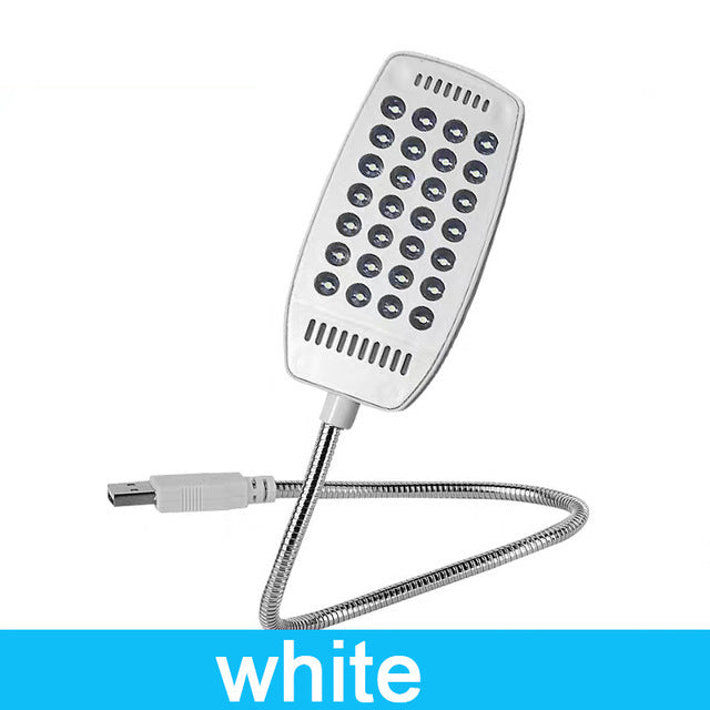 28 LED USB Book Light Flexible Reading Lamp white by HitMyNeed