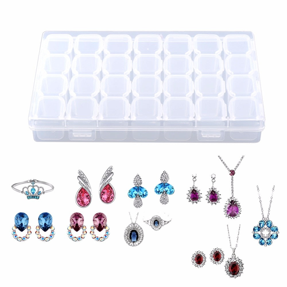 28 Slot Pill Organizer and Jewelry Storage Box by HitMyNeed