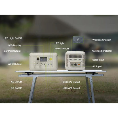 299Wh 600W LiFePO4 Portable Power Station by HitMyNeed