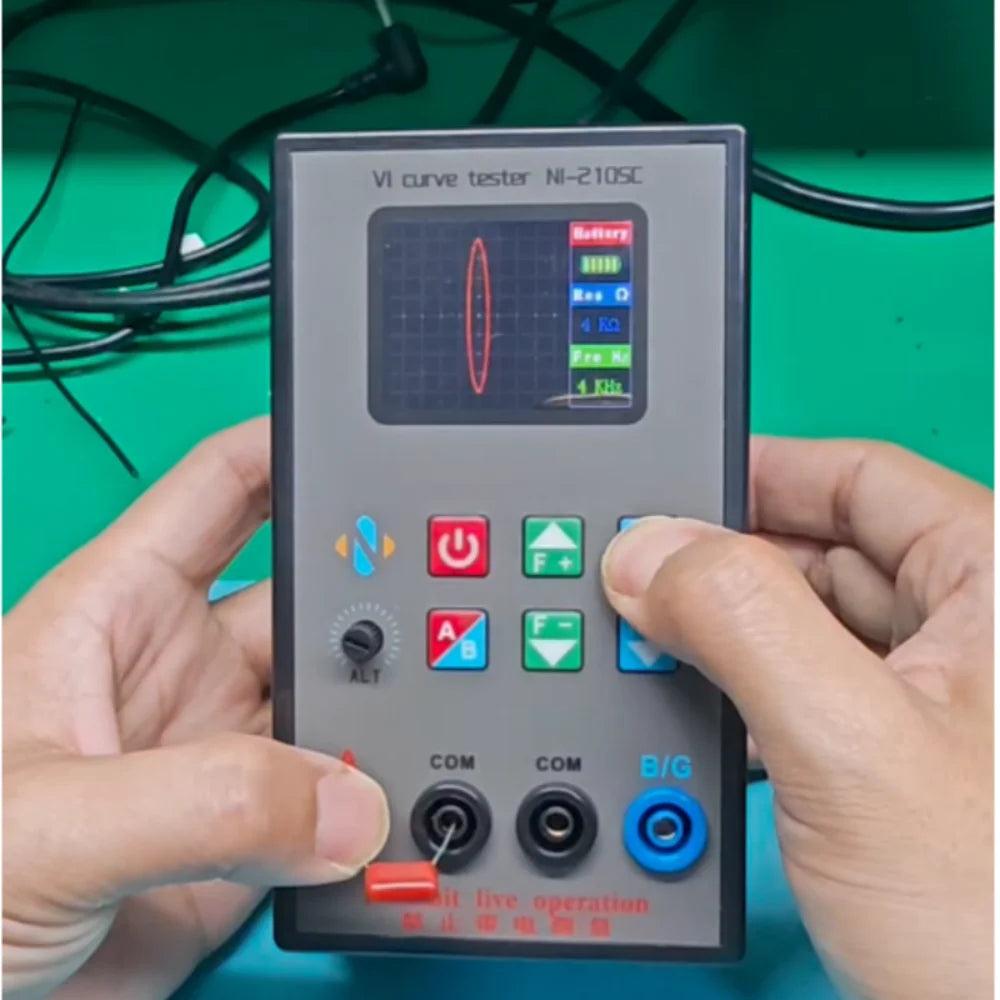 2.0" TFT Dual-Channel VI Curve Tester Display by HitMyNeed