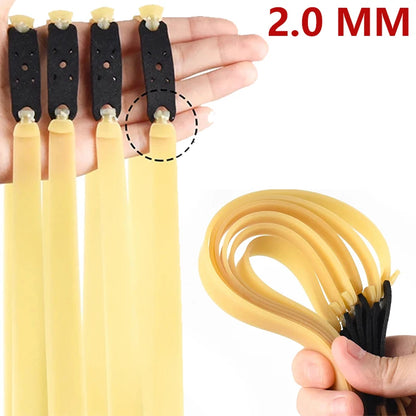 2.0mm High Elastic Slingshot Latex Bands 2/4/6pcs by HitMyNeed