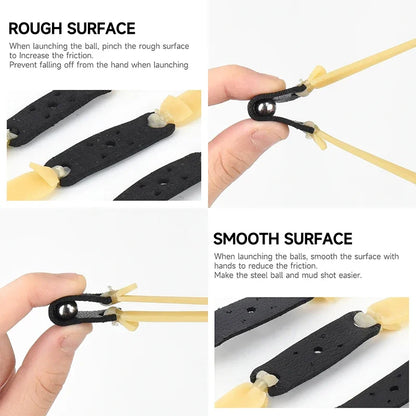 2.0mm High Elastic Slingshot Latex Bands 2/4/6pcs by HitMyNeed