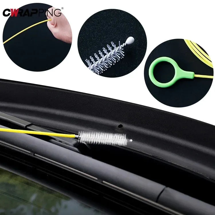 2.3m Car Sunroof & Drain Pipe Unclogger Brush by HitMyNeed