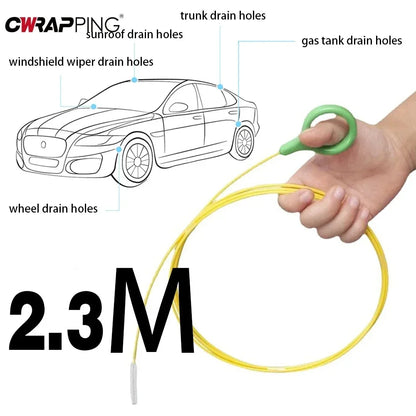2.3m Car Sunroof & Drain Pipe Unclogger Brush by HitMyNeed