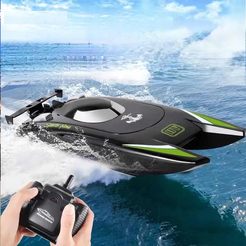 2.4G High-Speed RC Racing Boat with Dual Motors by HitMyNeed