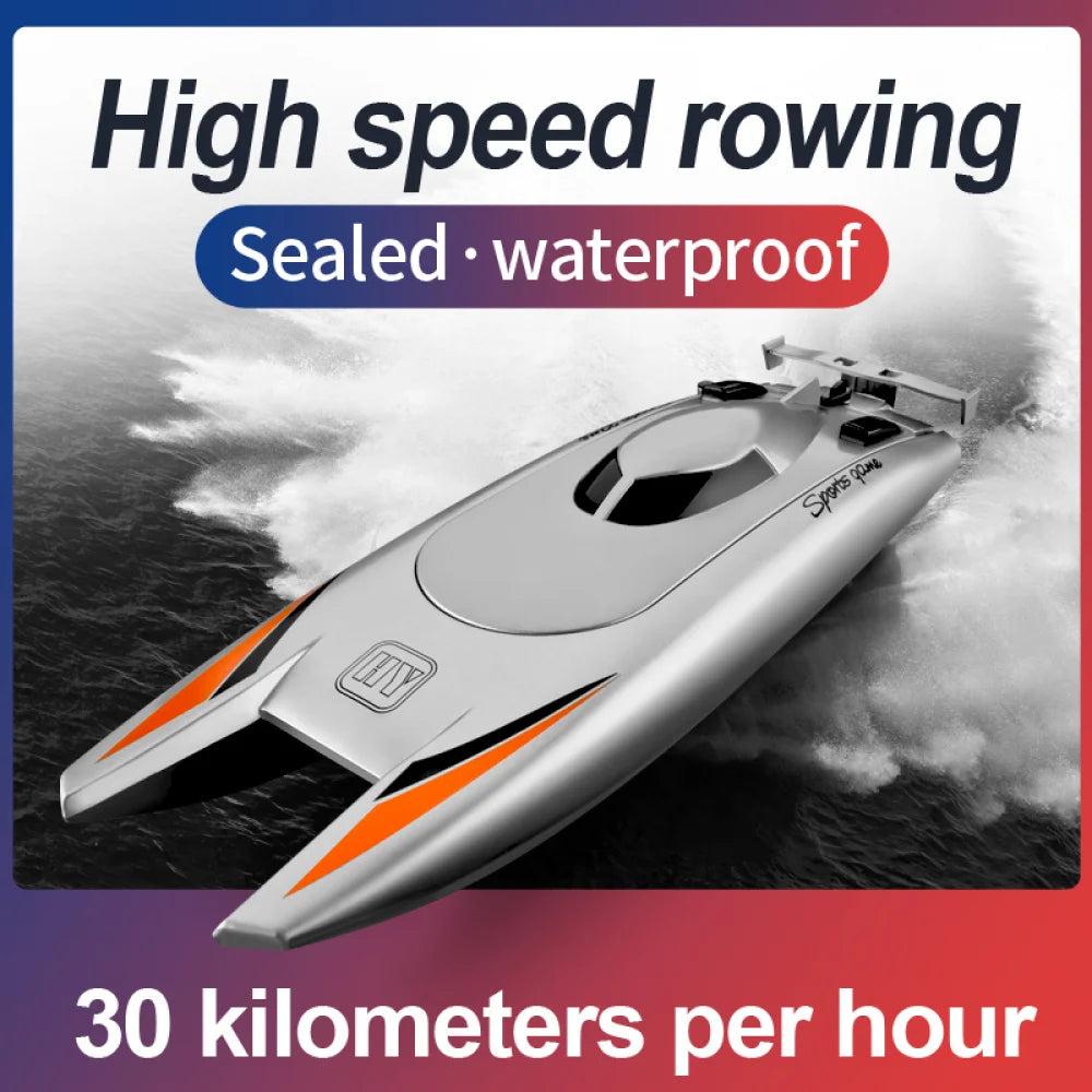2.4G High-Speed RC Racing Boat with Dual Motors by HitMyNeed