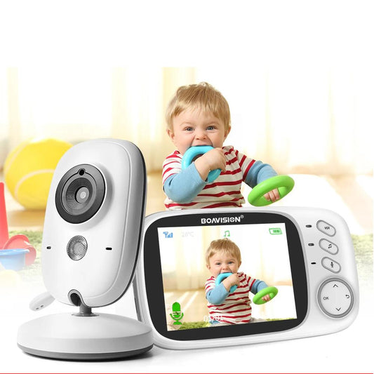 2.4G Video Baby Monitor with 3.2" Screen & Talkback by HitMyNeed