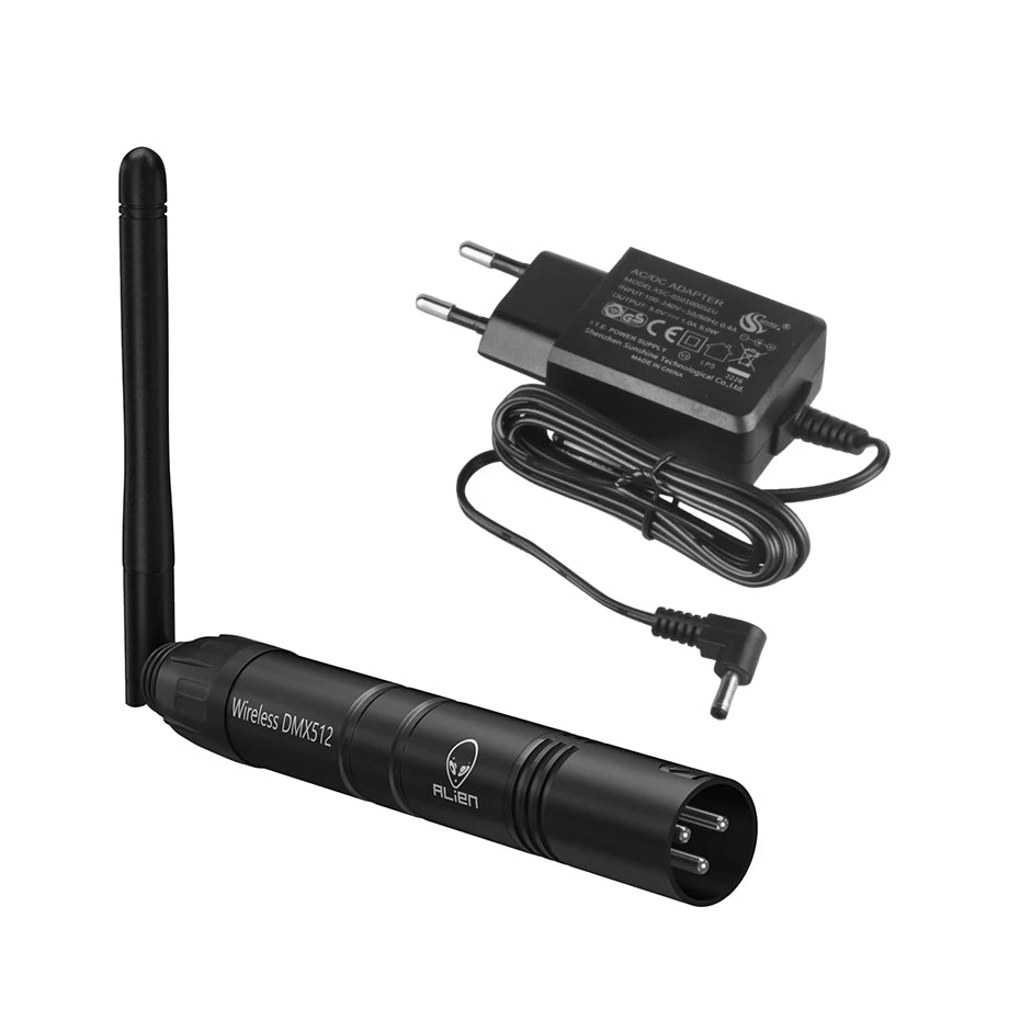 2.4G Wireless DMX512 XLR Transmitter & Receiver Set by HitMyNeed