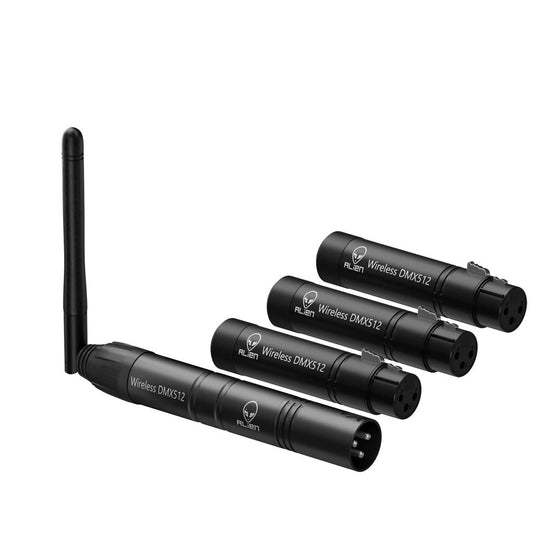 2.4G Wireless DMX512 XLR Transmitter & Receiver Set 1t3r uk-plug by HitMyNeed