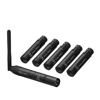 2.4G Wireless DMX512 XLR Transmitter & Receiver Set 1t5r uk-plug by HitMyNeed