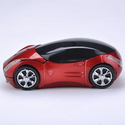 2.4GHz Wireless Car-Shaped Mouse with LED Indicator by HitMyNeed