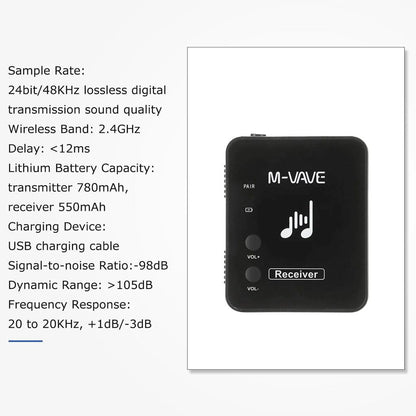 2.4GHz Wireless Earphone Monitor System Stereo/Mono by HitMyNeed