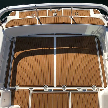 2.4m Self-Adhesive EVA Faux Teak Boat Decking Sheet by HitMyNeed