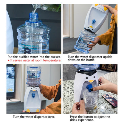 2.5L Portable Penguin Water Dispenser for Kids & Home by HitMyNeed