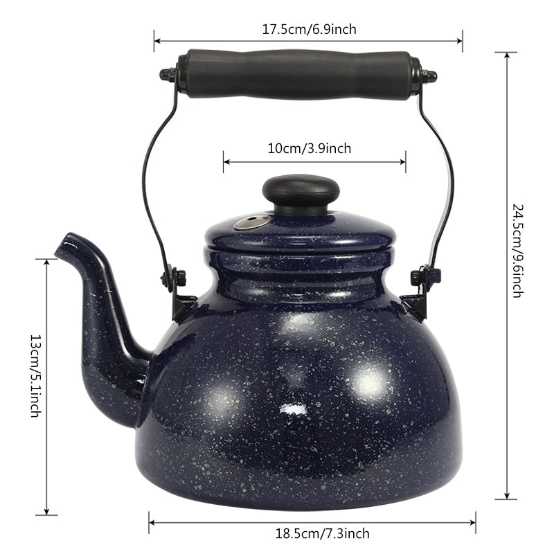 2.5L Whistling Stovetop Kettle for Tea & Coffee by HitMyNeed