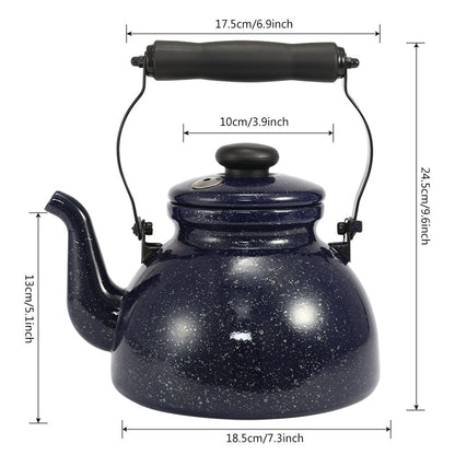 2.5L Whistling Stovetop Kettle for Tea & Coffee by HitMyNeed