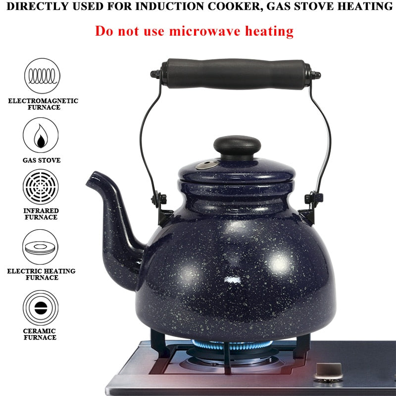 2.5L Whistling Stovetop Kettle for Tea & Coffee by HitMyNeed