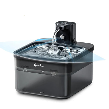2.5L Wireless Stainless Steel Cat Water Fountain by HitMyNeed