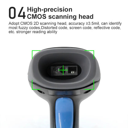 2D Barcode Scanner USB 2.4G Wireless & Bluetooth by HitMyNeed