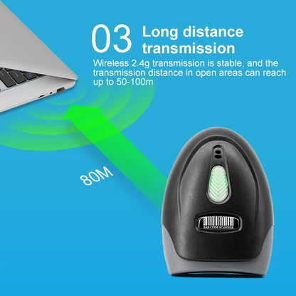 2D Barcode Scanner USB 2.4G Wireless & Bluetooth by HitMyNeed
