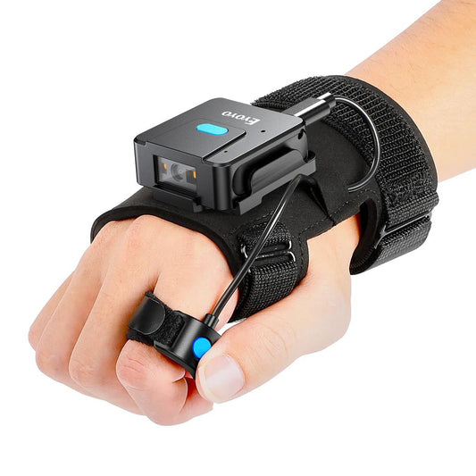 2D Bluetooth Glove Barcode Scanner with Finger Reader by HitMyNeed