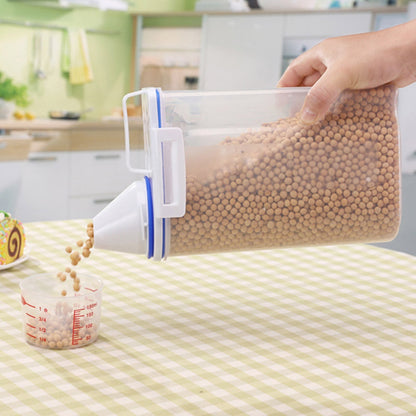 2L Cereal Container Plastic Food Dispenser by HitMyNeed