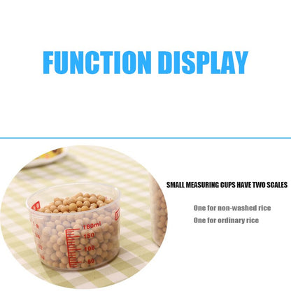 2L Cereal Keeper Plastic Dispenser with Measuring Cup by HitMyNeed