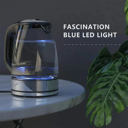 2L Electric Glass Kettle with Temperature Control & Keep-Warm Function by HitMyNeed