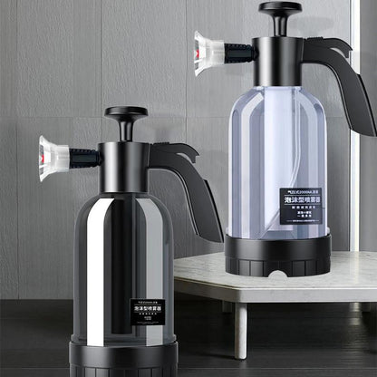 2L Hand Pump Foam Sprayer with 3 Nozzles by HitMyNeed