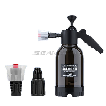 2L Handheld Car Wash Foam Sprayer black-1set by HitMyNeed