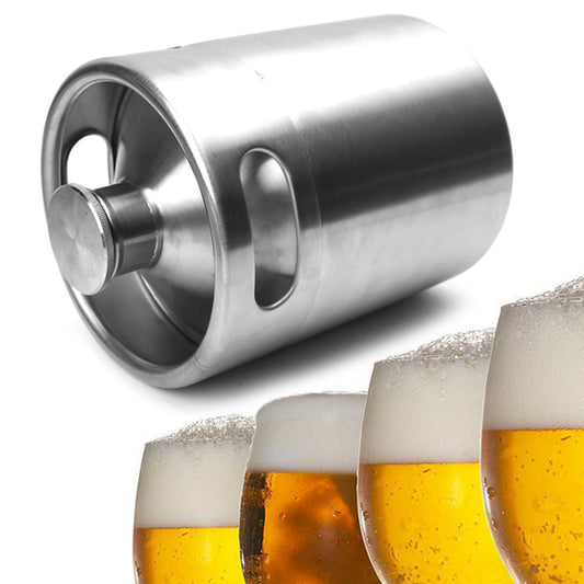 2L Stainless Steel Mini Growler Keg by HitMyNeed
