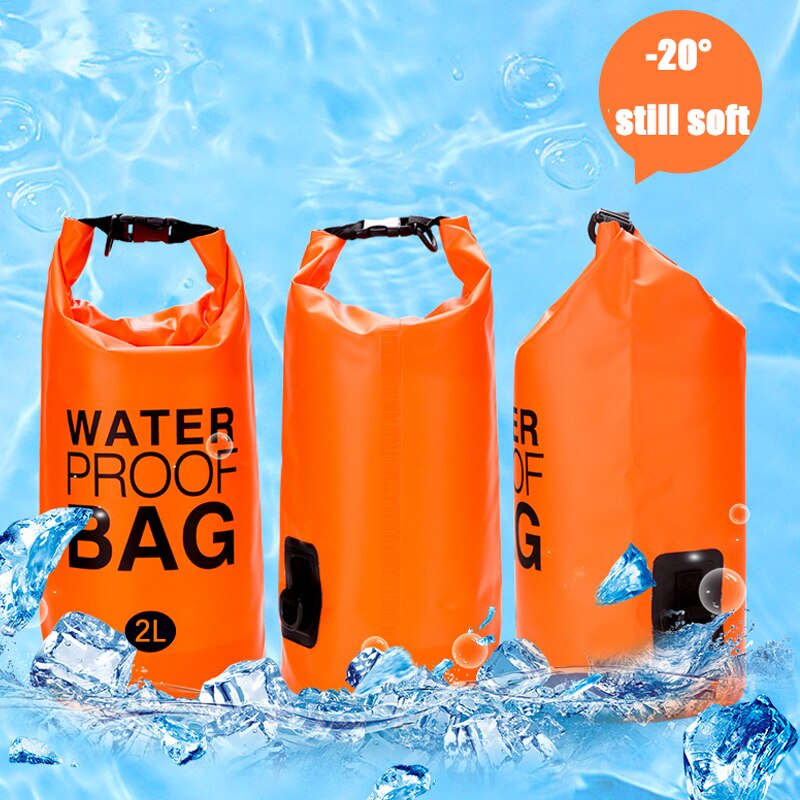 2L Waterproof Dry Bag for Kayak, Swim & Hiking by HitMyNeed