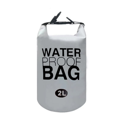 2L Waterproof Dry Bag for Kayak, Swim & Hiking white by HitMyNeed