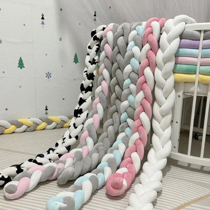 2m Braided Knot Cushion Pillow for Sofa, Bed & Crib by HitMyNeed