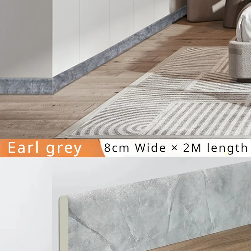 2M Waterproof 3D Self Adhesive Skirting Line by HitMyNeed