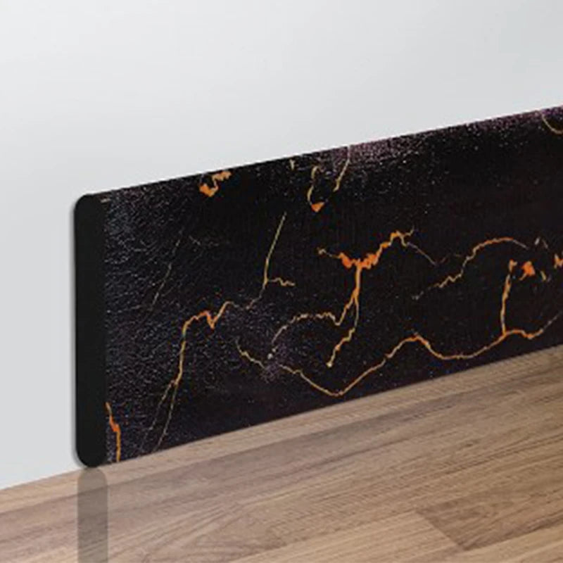 2M Waterproof 3D Self Adhesive Skirting Line black-gold-pattern by HitMyNeed