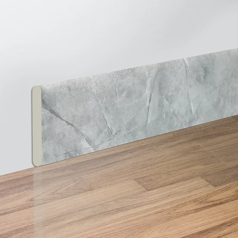 2M Waterproof 3D Self Adhesive Skirting Line earl-grey by HitMyNeed