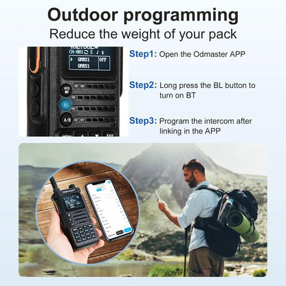 2nd Gen TD-H8 10W Professional Long Range Walkie Talkie by HitMyNeed