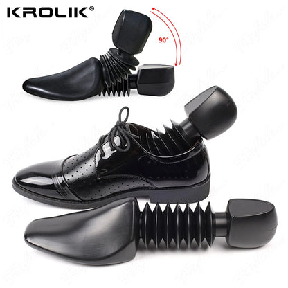 2Pc Adjustable Telescopic Shoe Trees Black by HitMyNeed